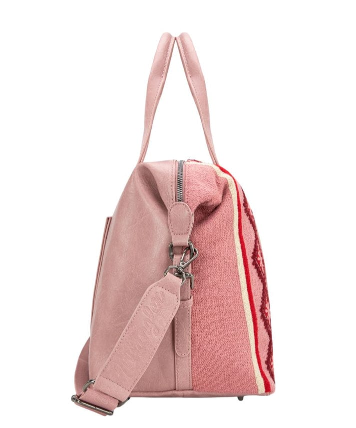 Hot Pink Wrangler Southwestern Print Duffle Bag