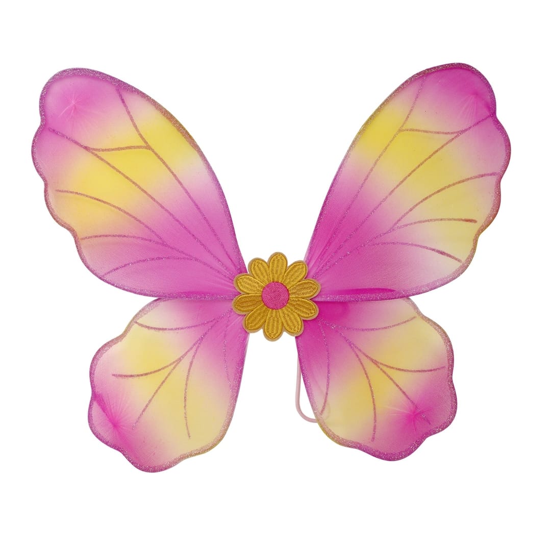 Pink Poppy Stardust Unicorn Fairy Wings