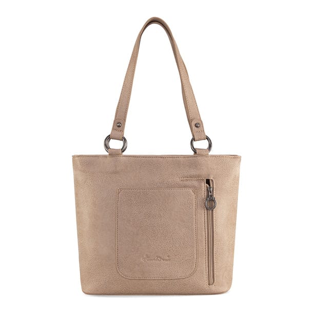 Tan Tooled/Embroidered Collection Concealed Carry Tote