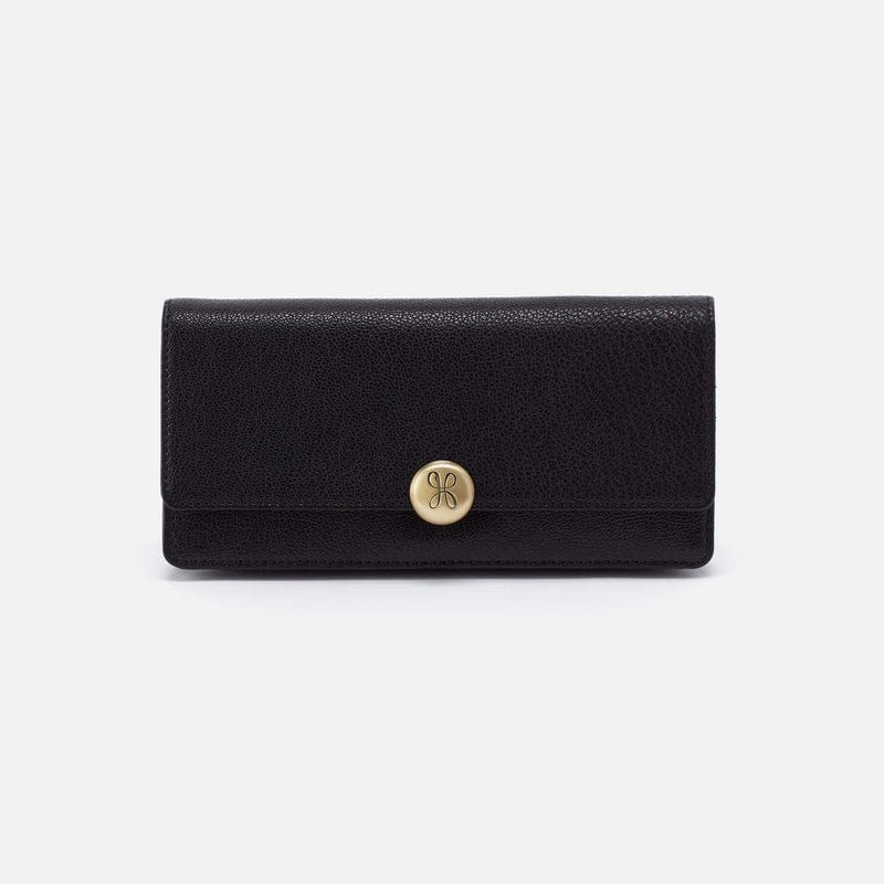 Hutton Large Wallet in Micrograin Leather