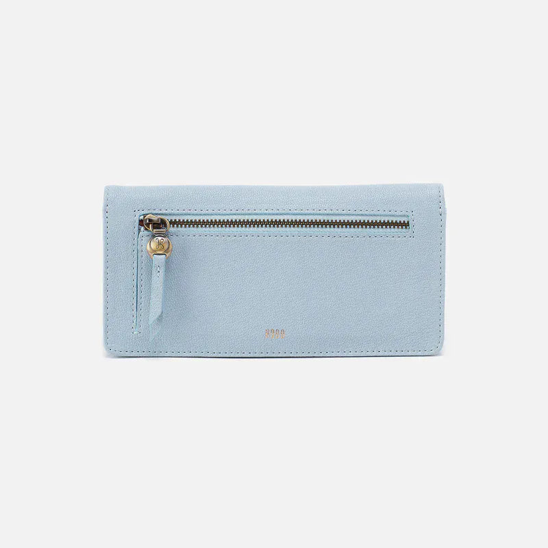 Hutton Large Wallet In Micrograin Leather