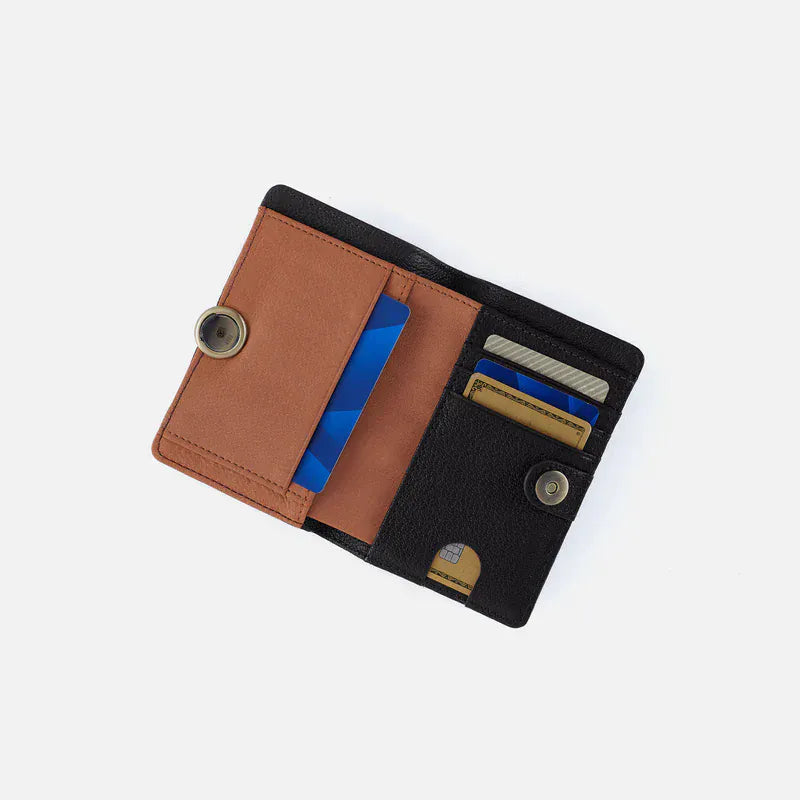Hutton Small Wallet in Micrograin Leather