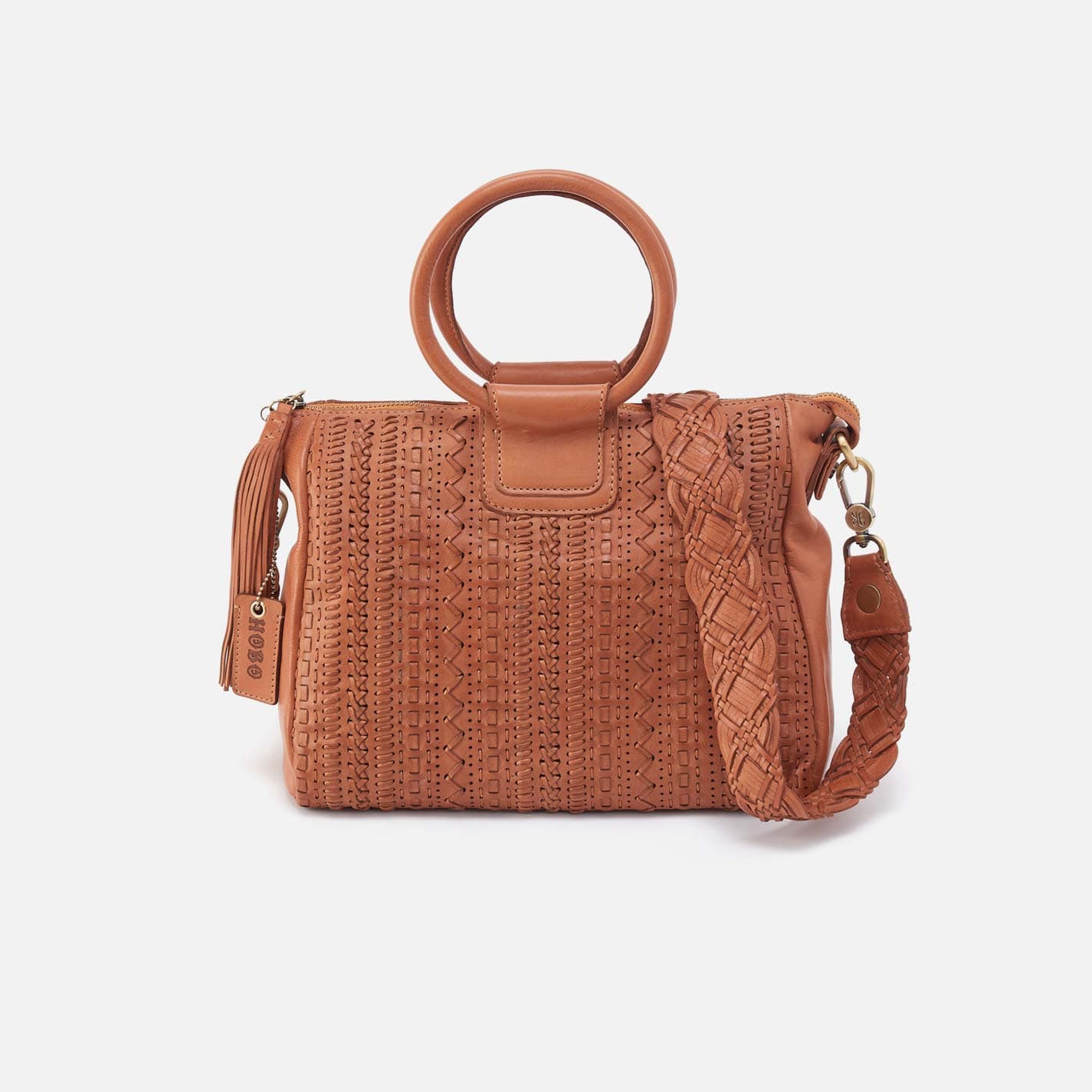 Hobo Sheila Medium Satchel in  Washed Leather - Harvest Wheat - Little Miss Muffin Children & Home