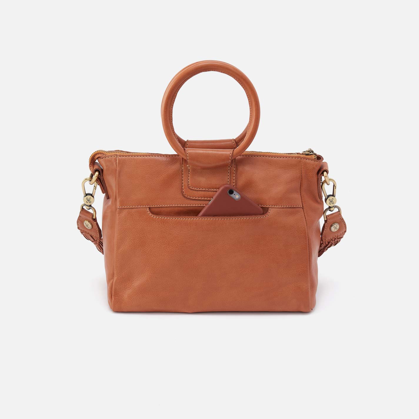 Hobo Sheila Medium Satchel in  Washed Leather - Harvest Wheat - Little Miss Muffin Children & Home