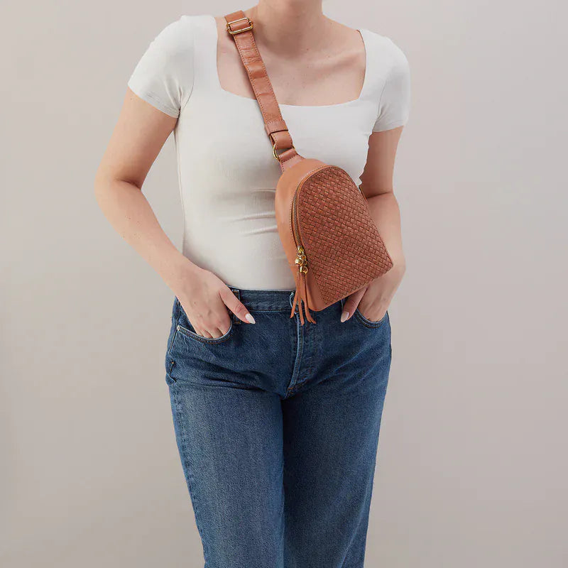 Fern Sling in Washed Leather