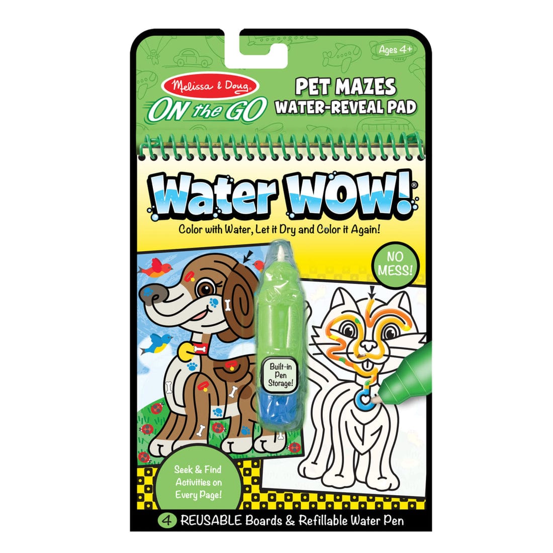 Melissa & Doug Melissa & Doug Water Wow! Pet Mazes - Little Miss Muffin Children & Home