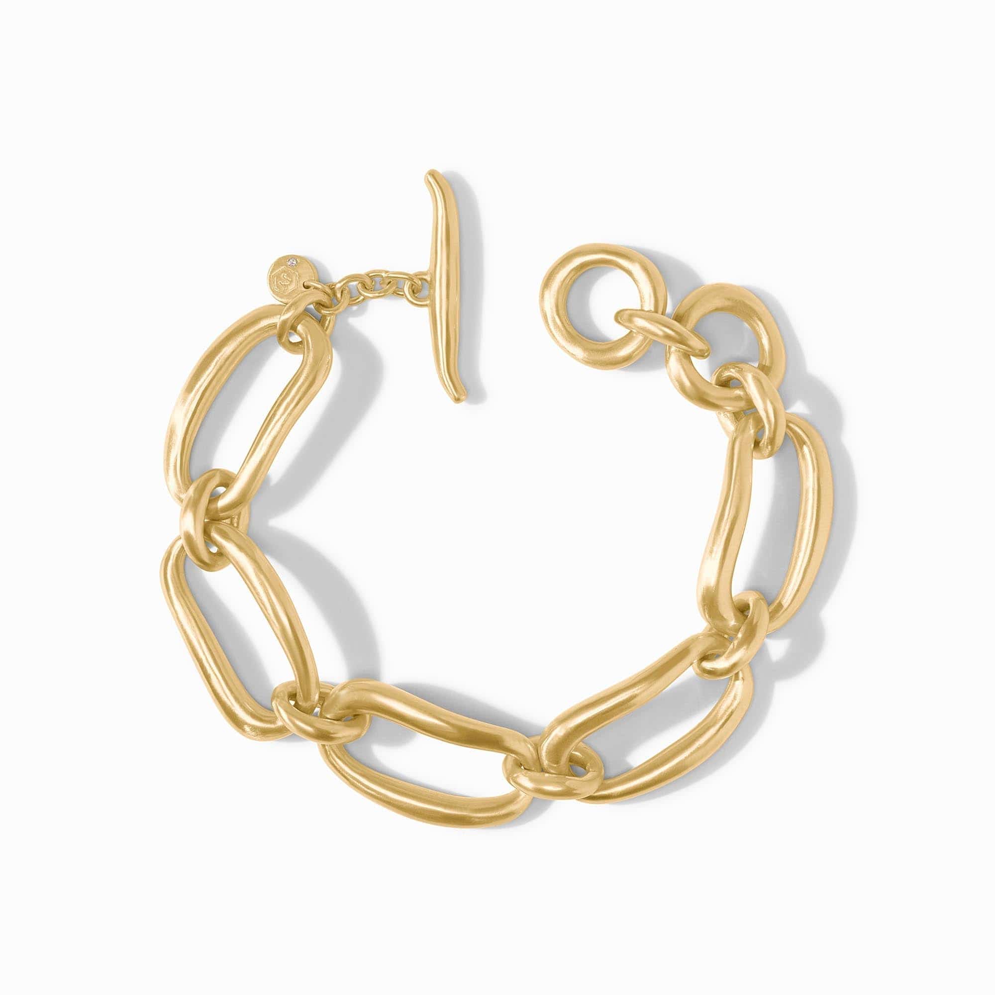 Julie Vos Julie Vos Wave Link Bracelet Gold - Little Miss Muffin Children & Home
