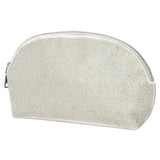 iScream White Crystal Oval Cosmetic Bag