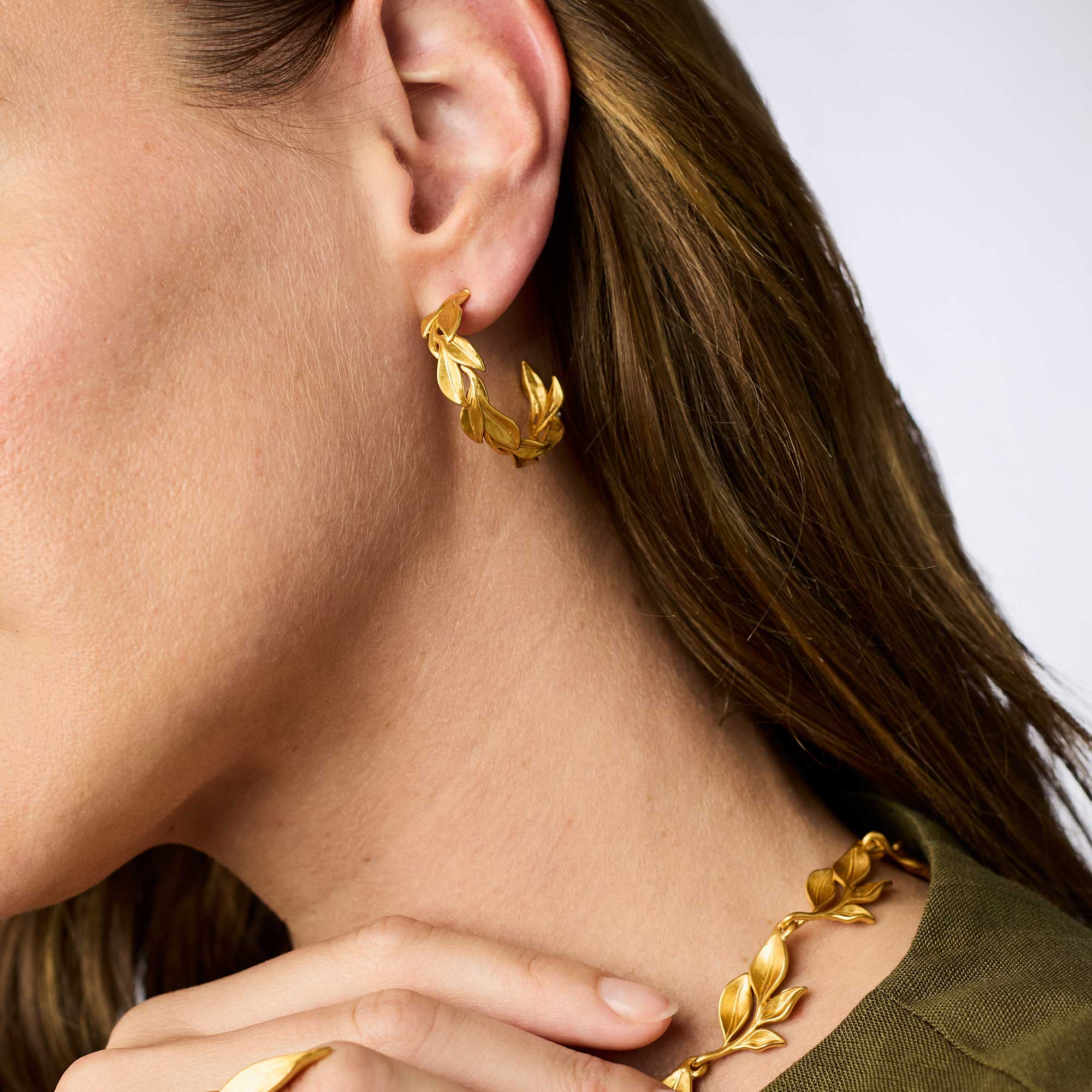 Julie Vos Medium Gold Willow Hoop - Little Miss Muffin Children & Home