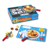 Melissa & Doug Melissa & Doug Flip & Serve Pancake Set - Wooden Play Food - Little Miss Muffin Children & Home