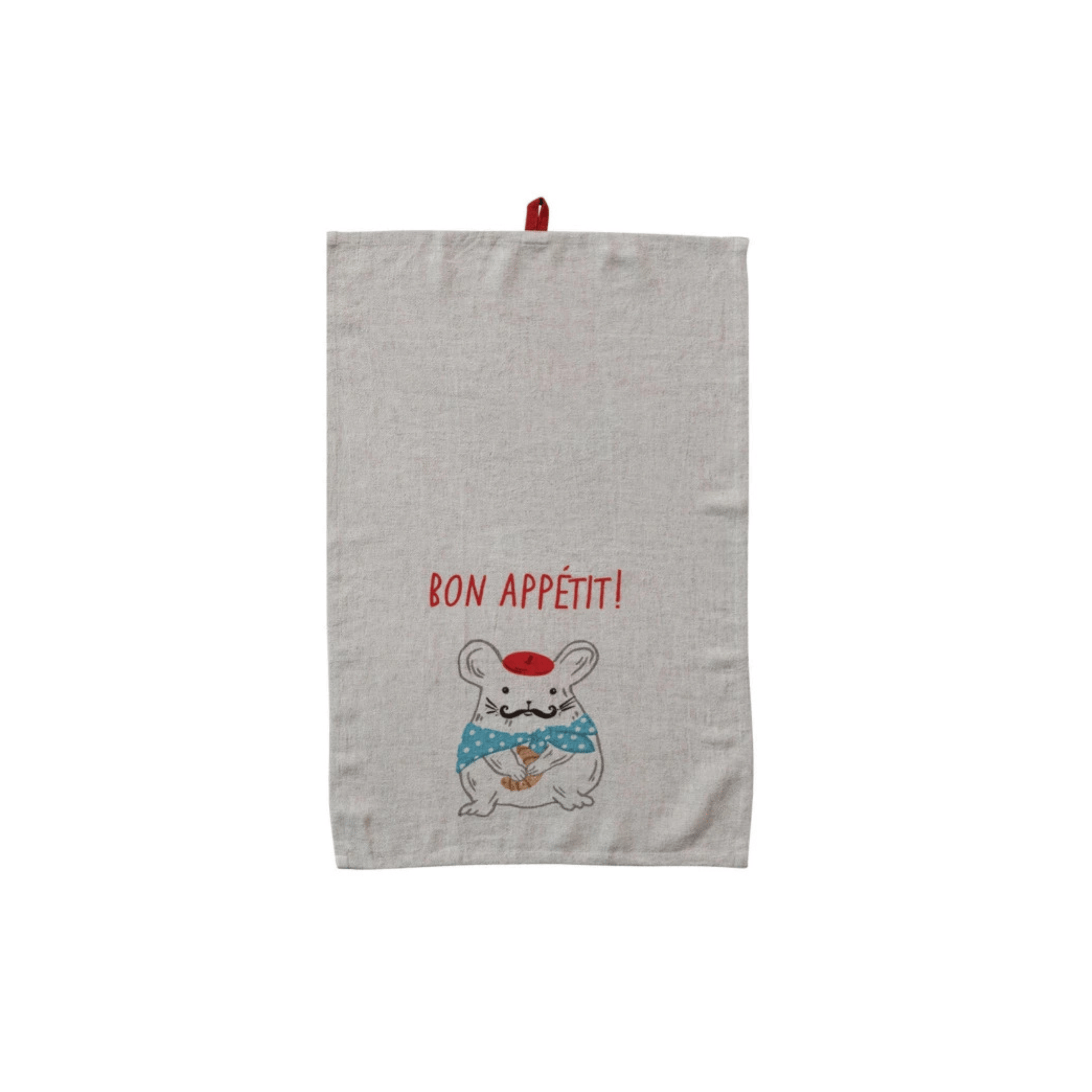 bon appetit tea towel