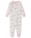 Kissy Kissy Kissy Kissy Pajama Set Snug Print Puppy Fun, Multi Pink - Little Miss Muffin Children & Home