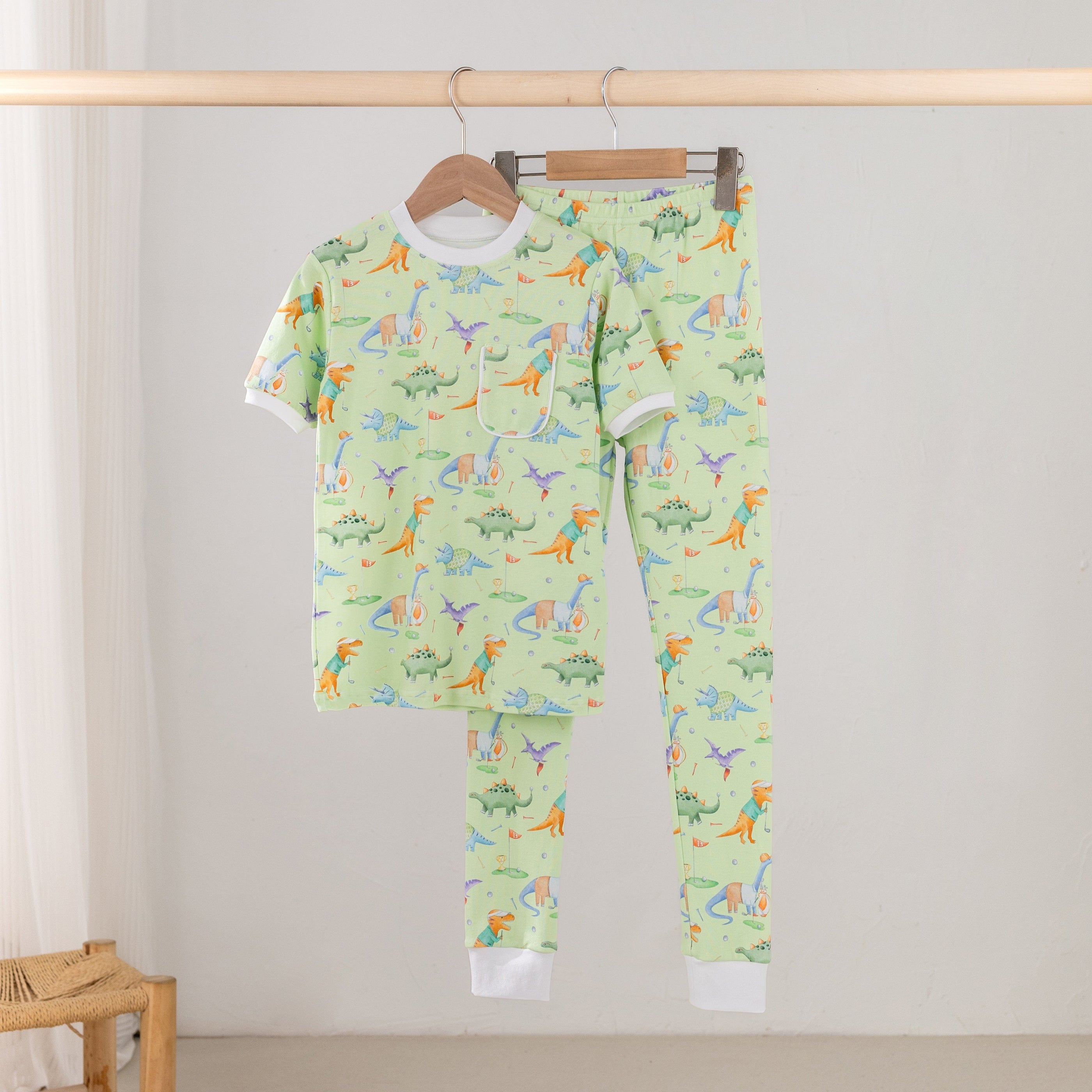 Jurassic Par Organic Cotton Kids Pajamas