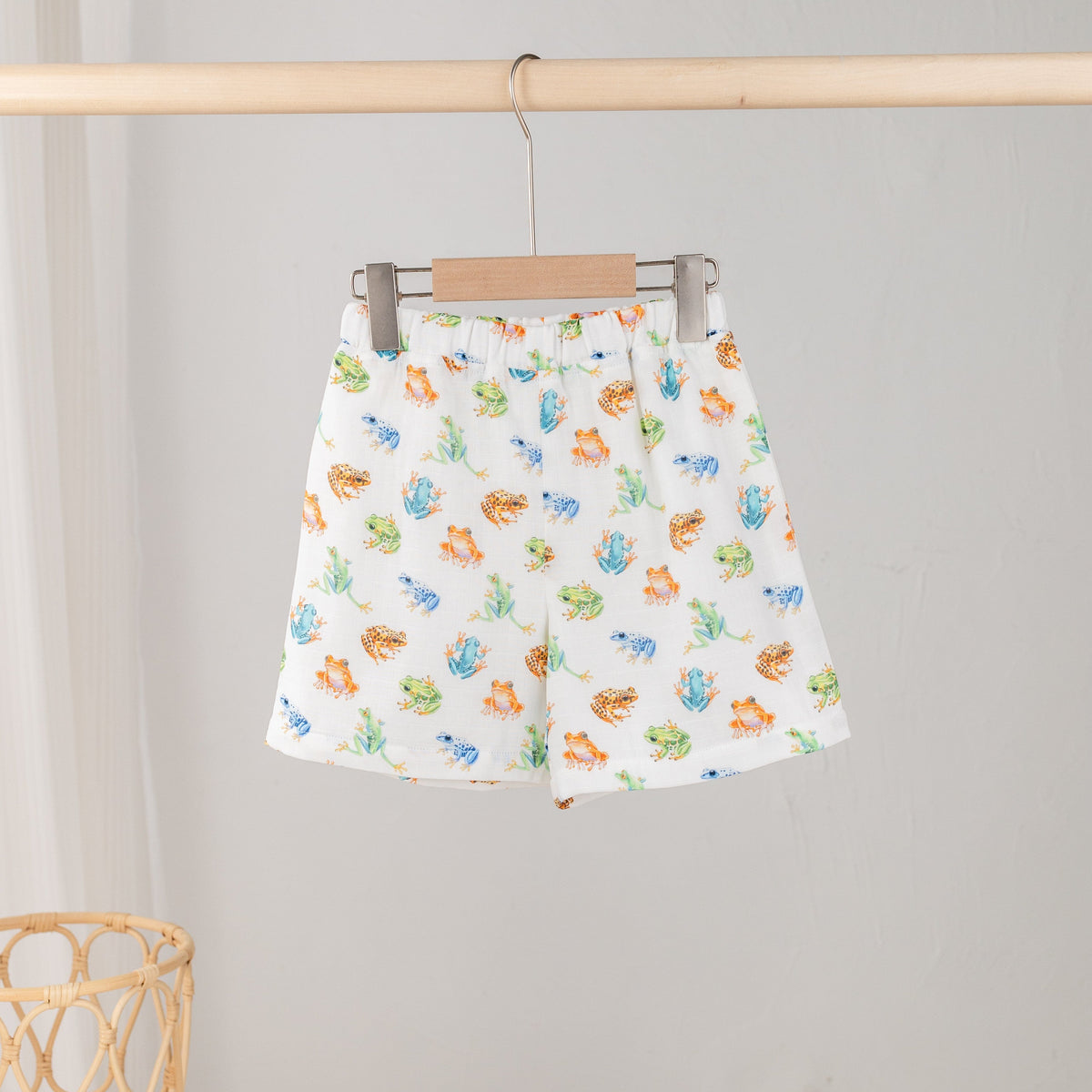 Toadally Cute Organic Muslin Shorts