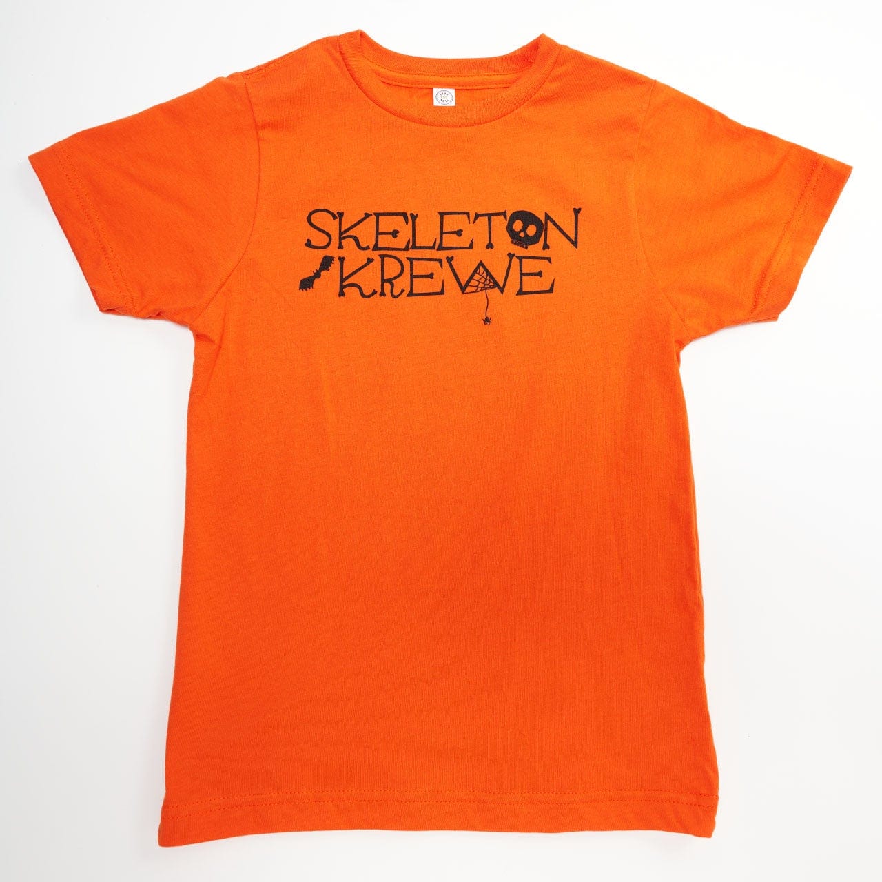 Bon Temps Boutique Skeleton Krewe Tee in Orange - Little Miss Muffin Children & Home