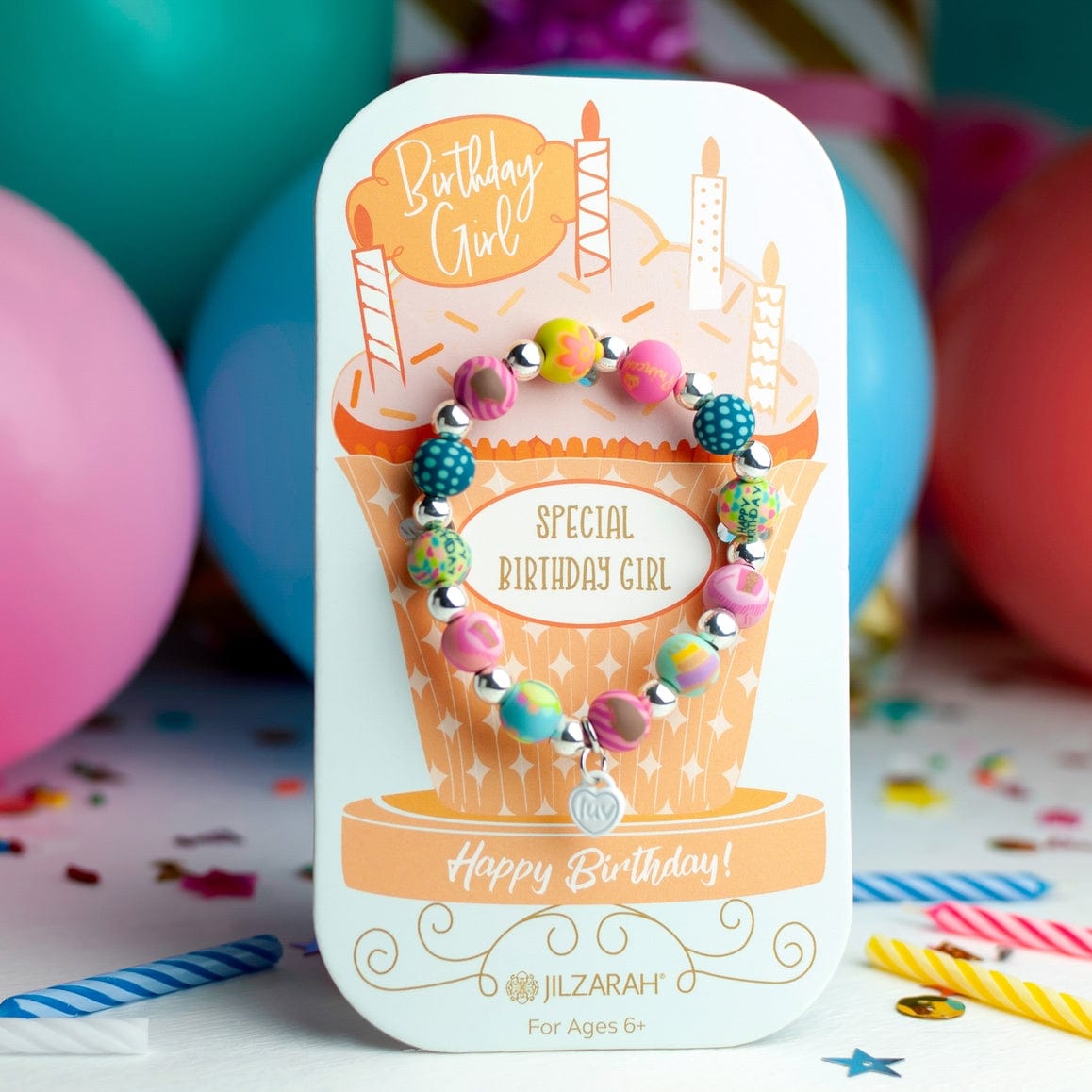 Jilzarah Jilzarah Birthday Girl Youth Birthday Bracelet - Little Miss Muffin Children & Home