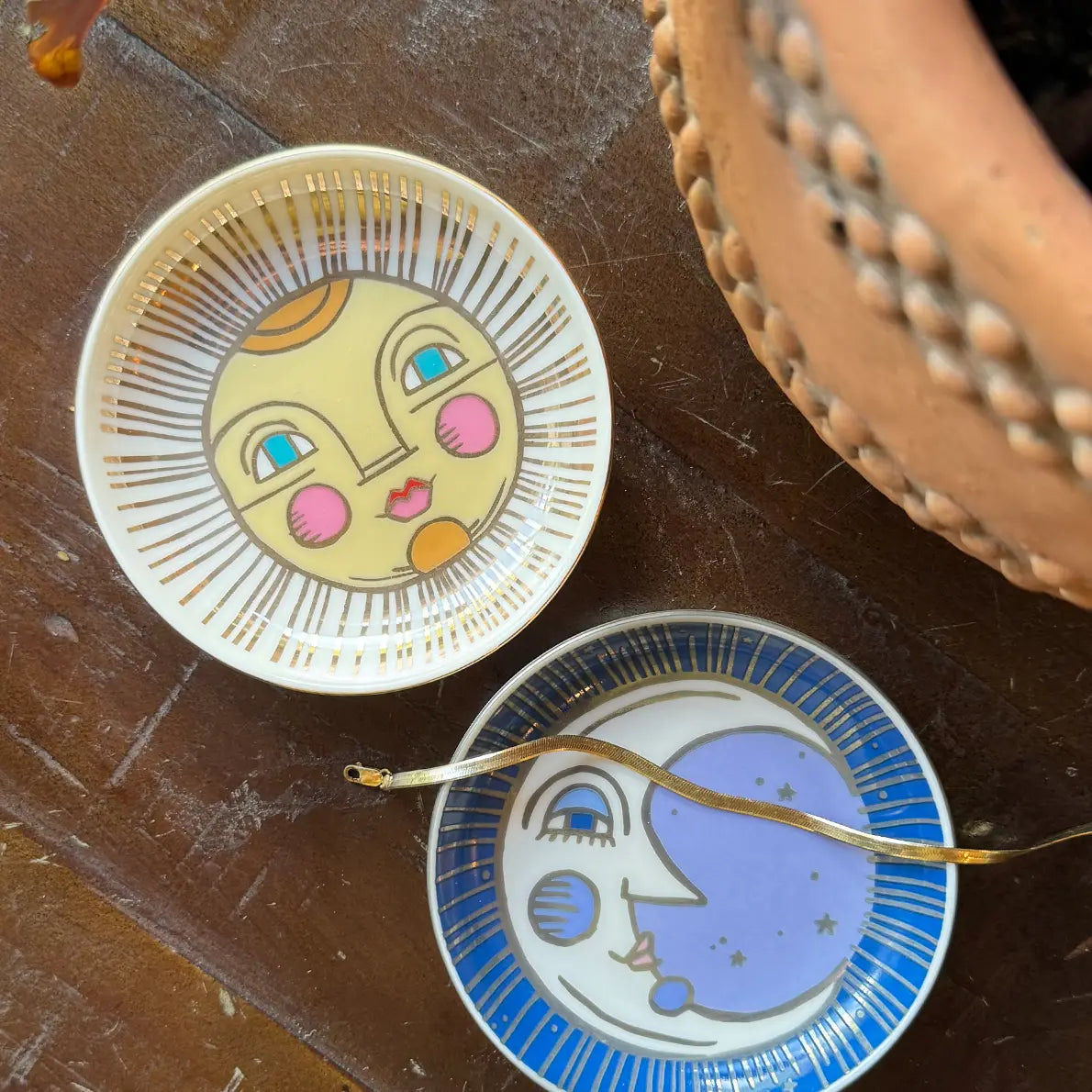 Moon Porcelain Trinket Dish