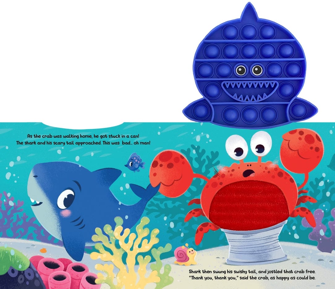 Little Hippo Books Little Shark - Your Sensory Fidget Friend - Little Miss Muffin Children & Home