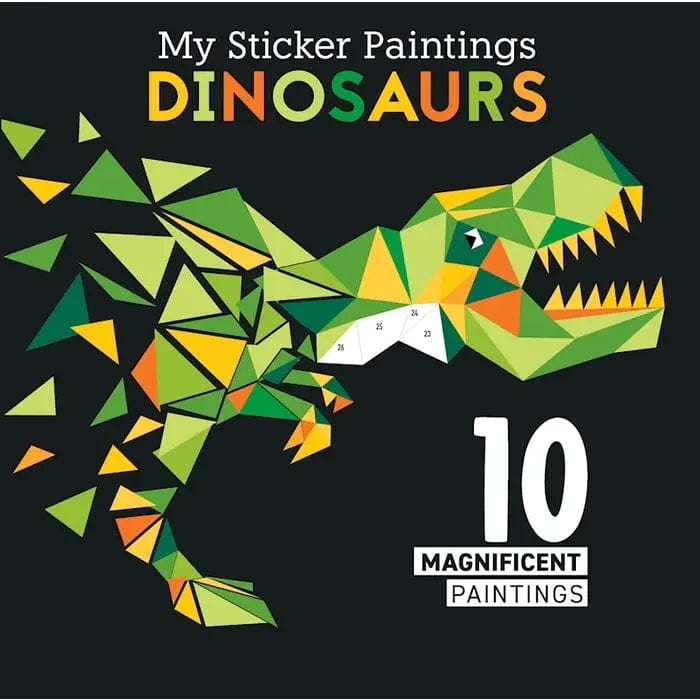 Wellspring Wellspring My Sticker Paintings: Dinosaurs Activity Book - Little Miss Muffin Children & Home
