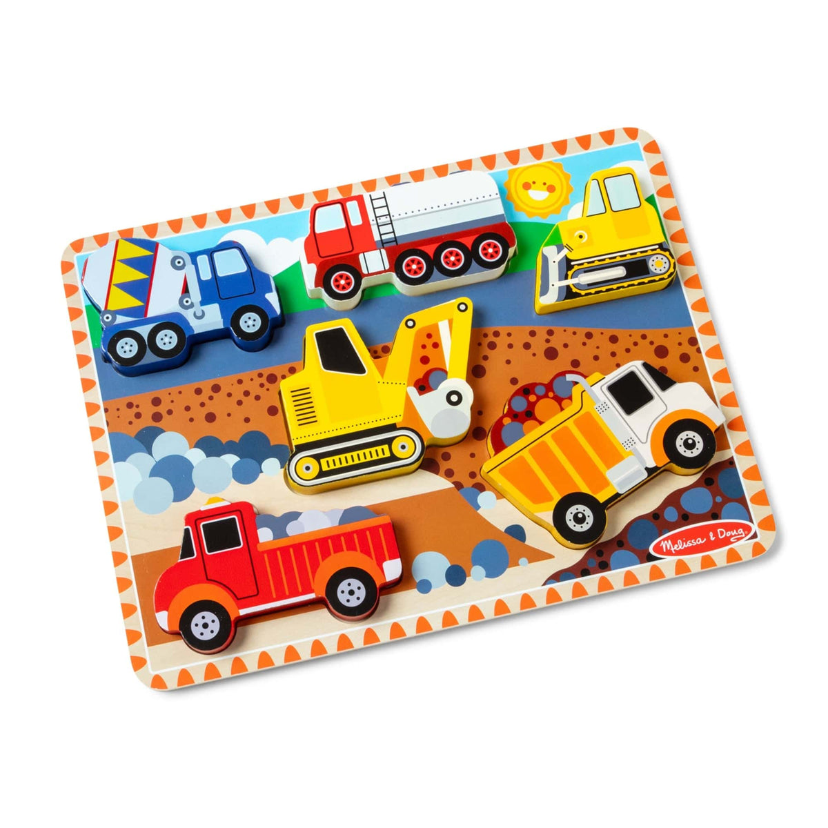 Melissa & Doug Melissa & Doug Construction Chunky Puzzle - Little Miss Muffin Children & Home