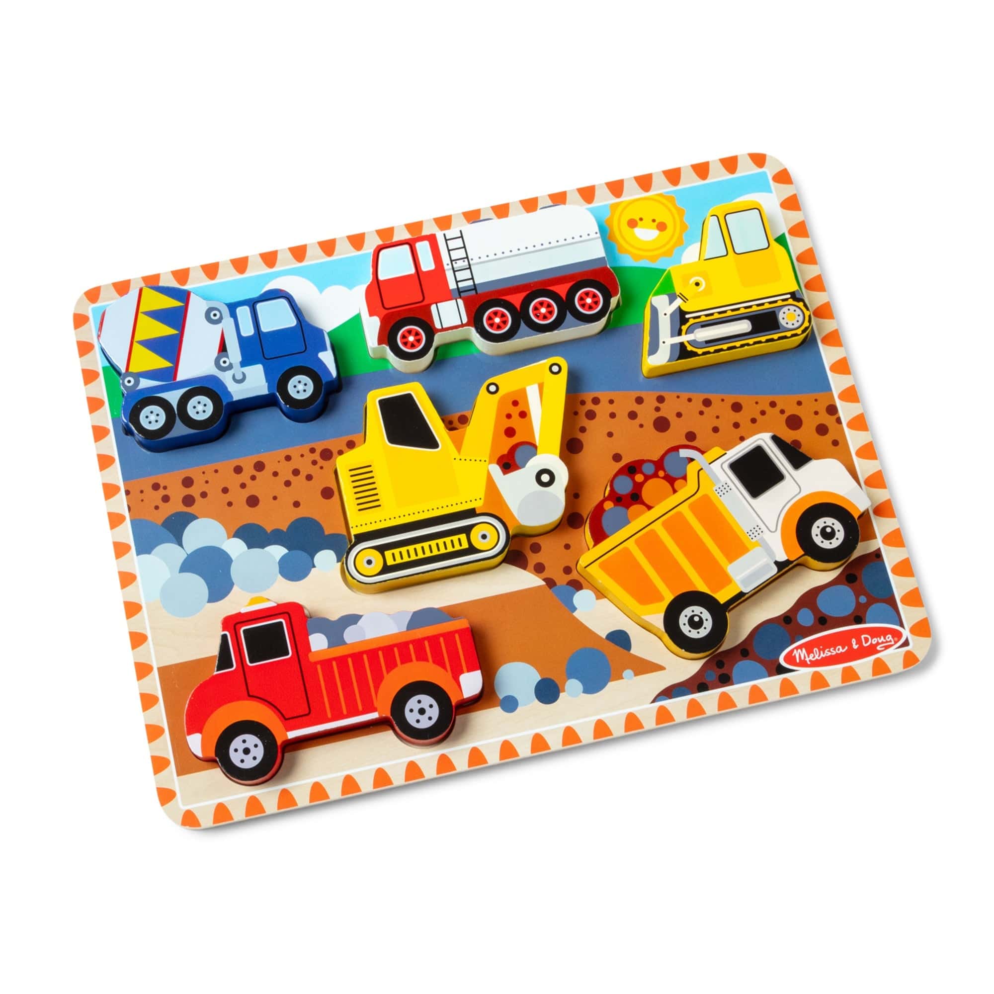 Melissa & Doug Melissa & Doug Construction Chunky Puzzle - Little Miss Muffin Children & Home