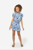 Blue Flower Lennon Top
