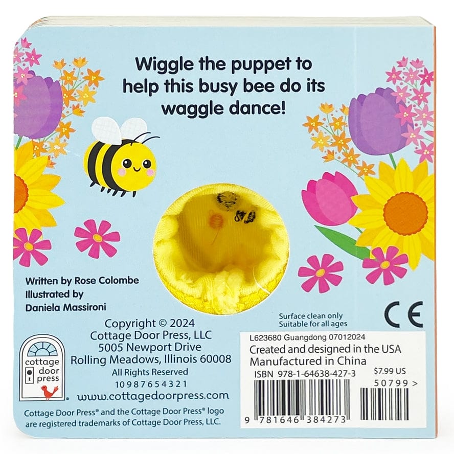 Cottage Door Press Busy Buzzy Bee Finger Puppet Board Book - Little Miss Muffin Children & Home