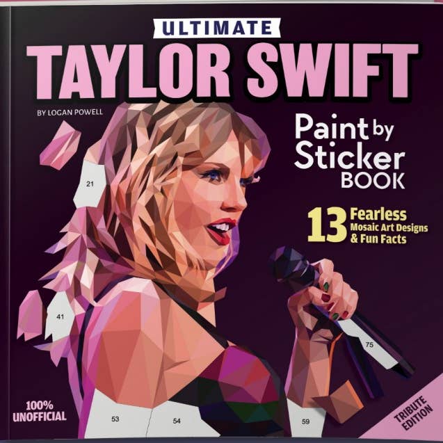 Wellspring Wellspring Taylor Swift Sticker Mosaic Art Activity Book - Little Miss Muffin Children & Home