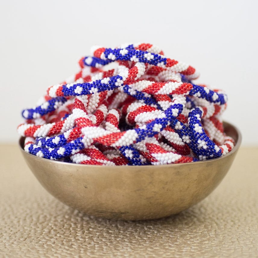 Aid Through Trade Aid Through Trade Roll-On® Stars & Stripes Patriotic Bracelets - Little Miss Muffin Children & Home
