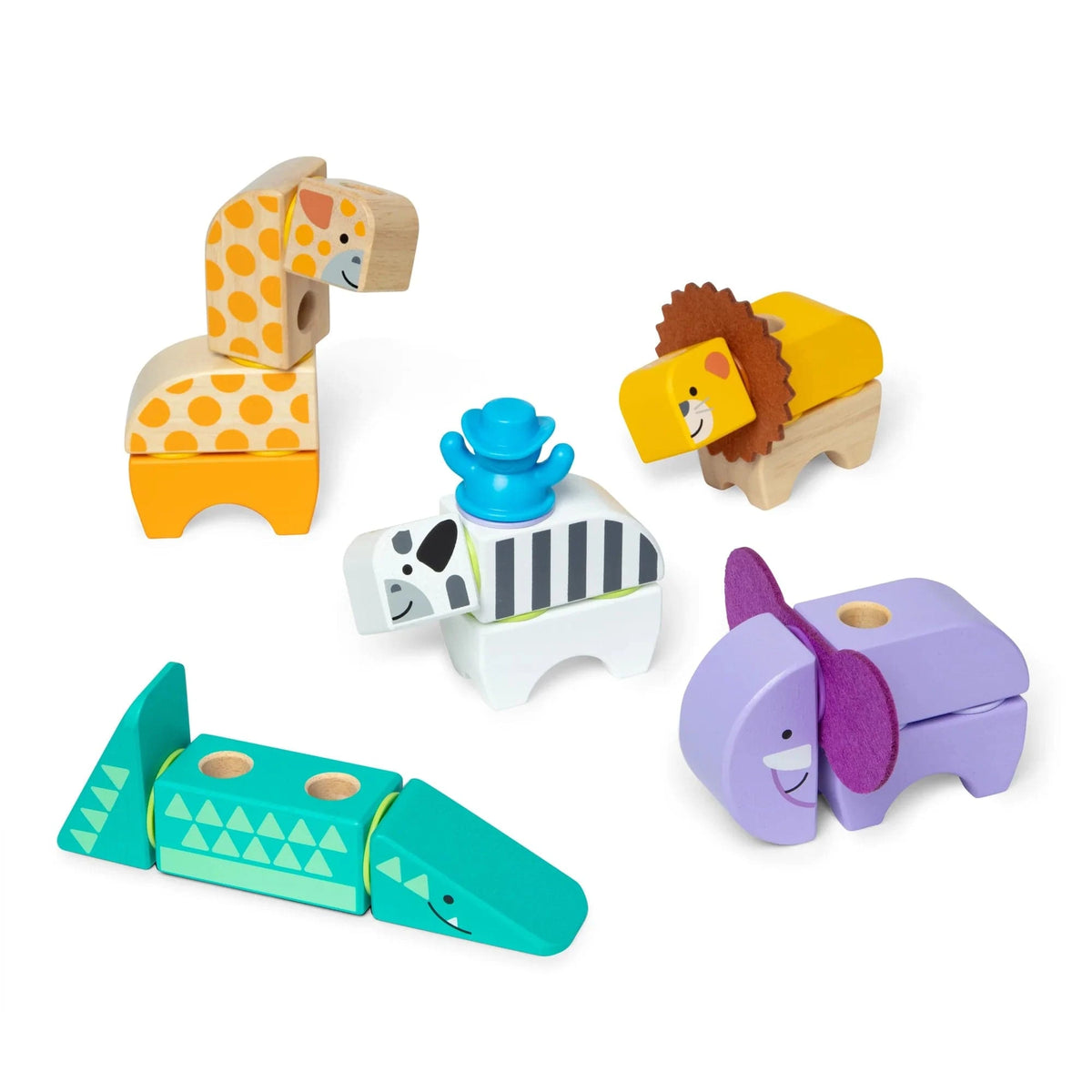 Melissa & Doug Melissa & Doug Blockables Safari Play Set - Little Miss Muffin Children & Home