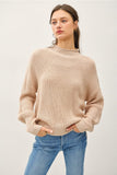 Be Cool Chunky Knit Mockneck Sweater