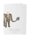 Margot Elena TokyoMilk Card We Can't Ignore the Elephant Greeting Card - Little Miss Muffin Children & Home