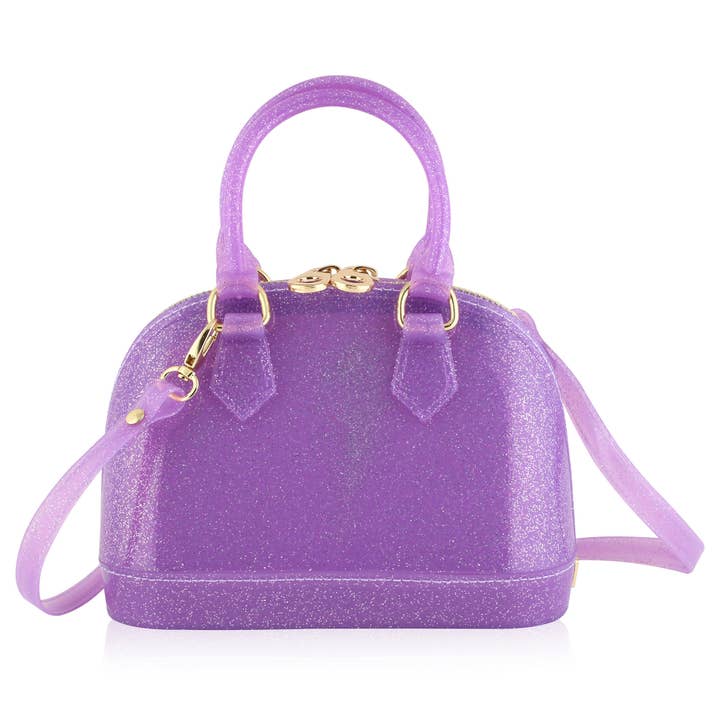 Carrying Kind Carrying Kind Cate Purple Sparkle Handbag with Playful Pony Charming Addition - Little Miss Muffin Children & Home