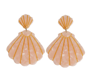 St Armands Designs of Sarasota St Armands Designs Tortoise Shell Statement Earrings - Little Miss Muffin Children & Home