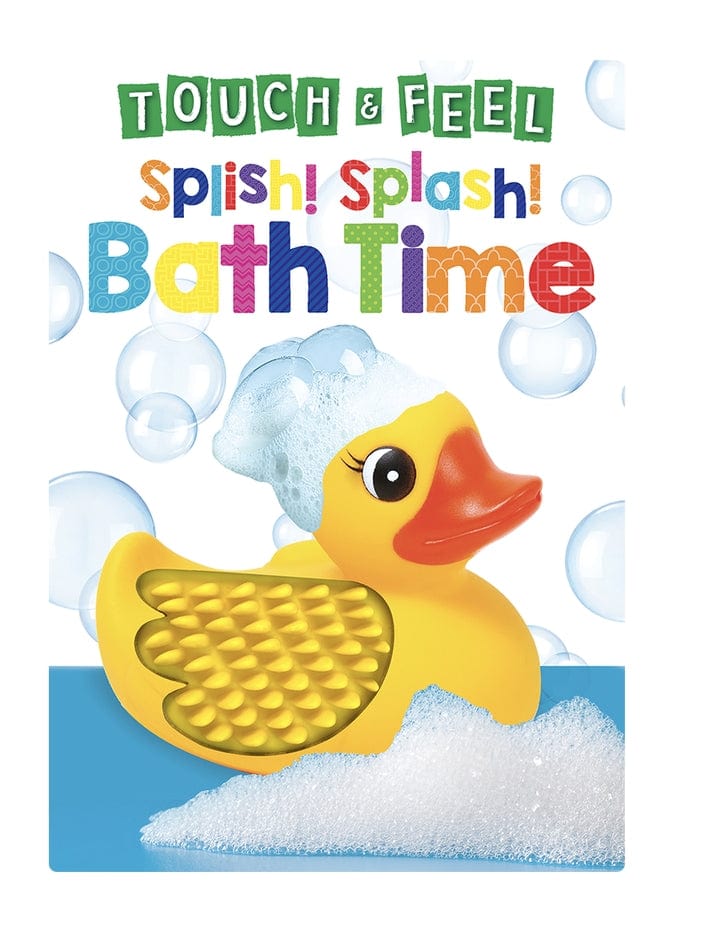 Little Hippo Books Splish! Splash! Bath Time -Touch and Feel Sensory Board Book - Little Miss Muffin Children & Home