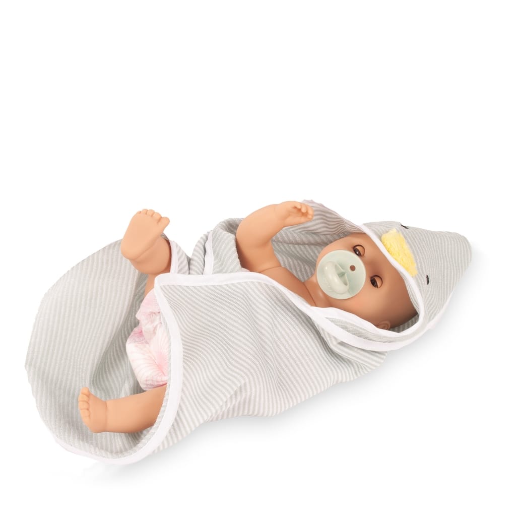 Gotz Sleepy Aquini Little Duck 13" Soft Bath Baby Doll Set