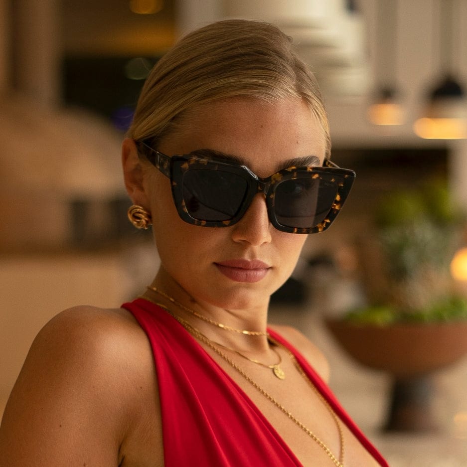 Freyrs Eyewear Freyrs Eyewear Portofino Acetate Oversized Cat Eye Sunglasses - Little Miss Muffin Children & Home