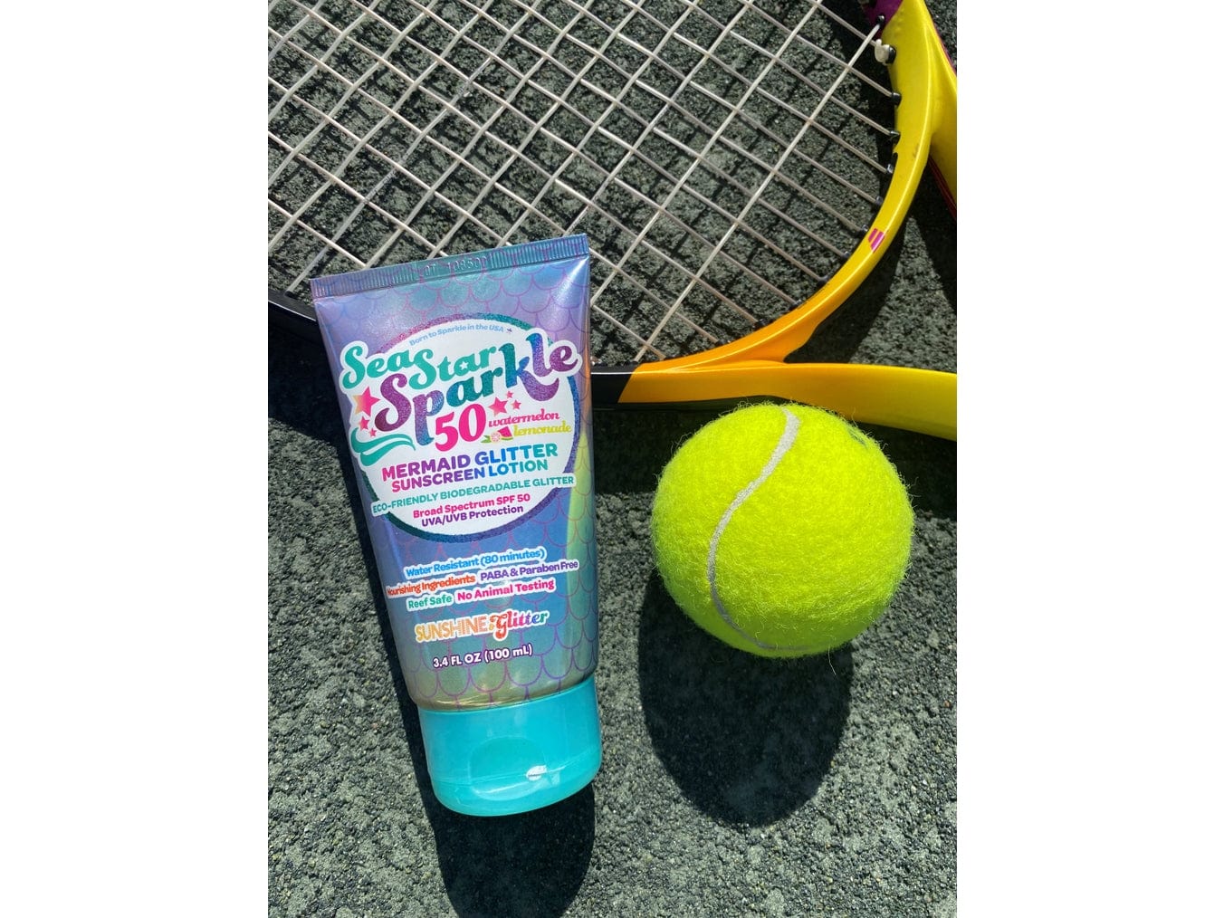 Sunshine & Glitter Sunshine & Glitter Sea Star Sparkle Spf 50+ Sun Lotion - Little Miss Muffin Children & Home