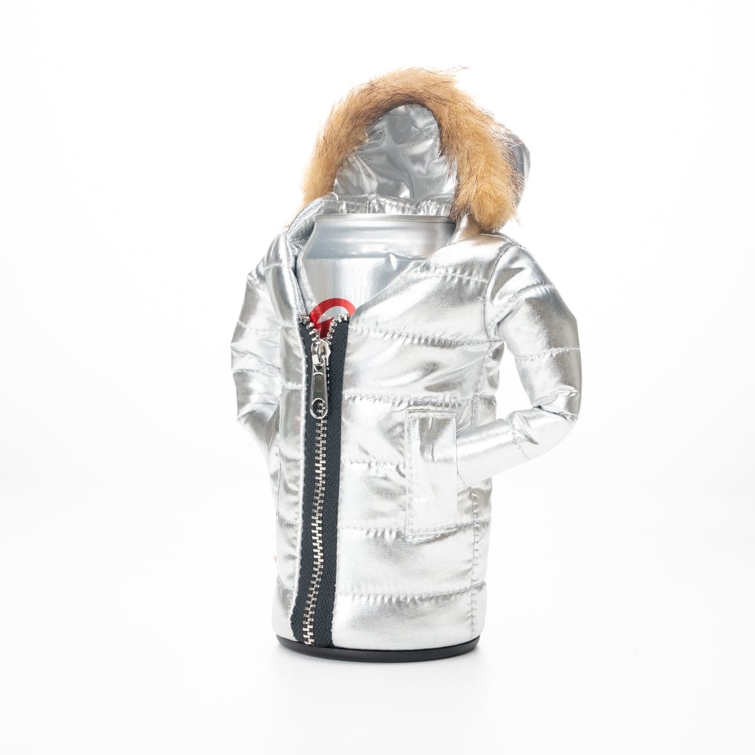 Puffin Drinkwear The Pahka Insulated Can Cooler, Metallic Silver - Little Miss Muffin Children & Home