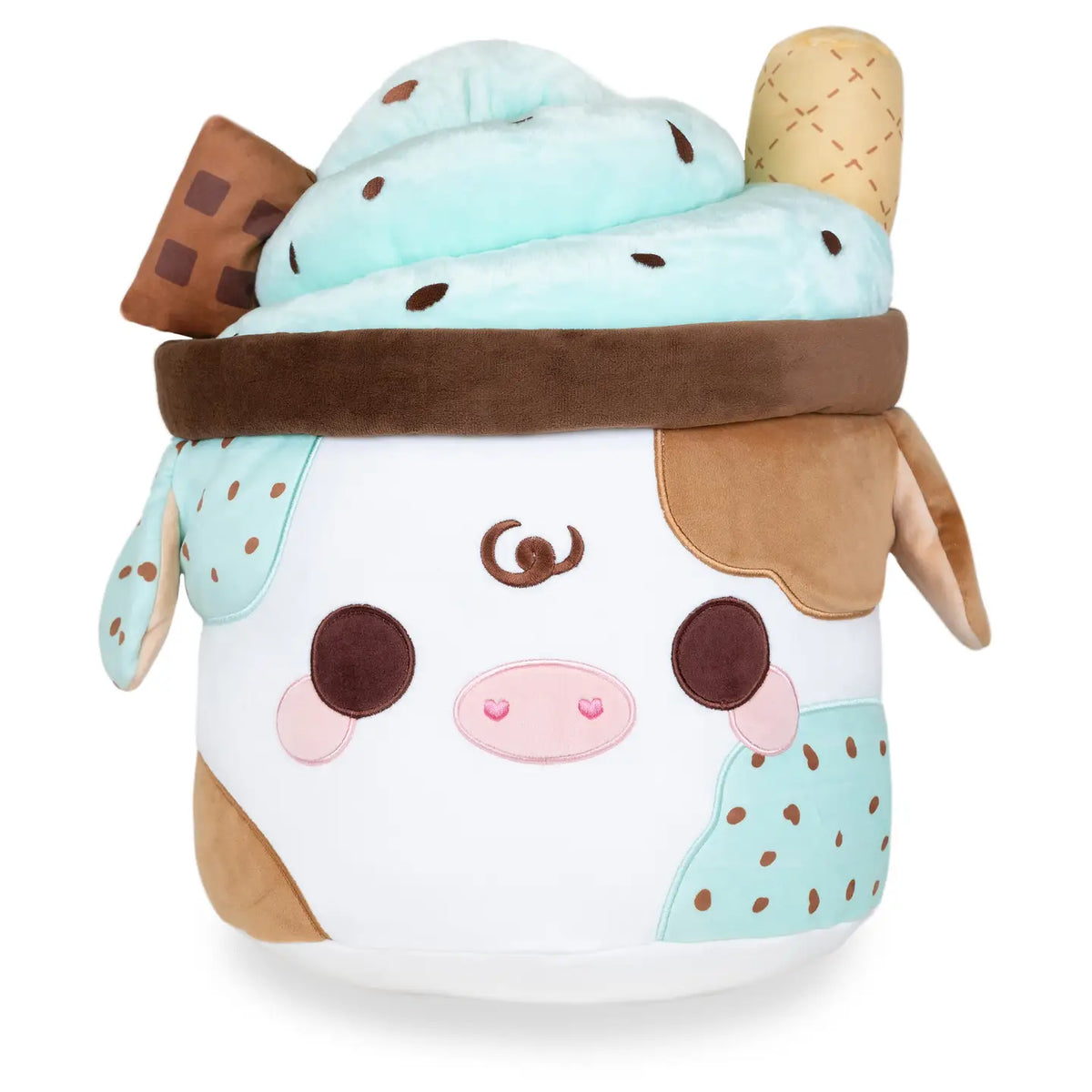 Hug Sized 17" Mint Chocolate Chip Mooshake Big Plush