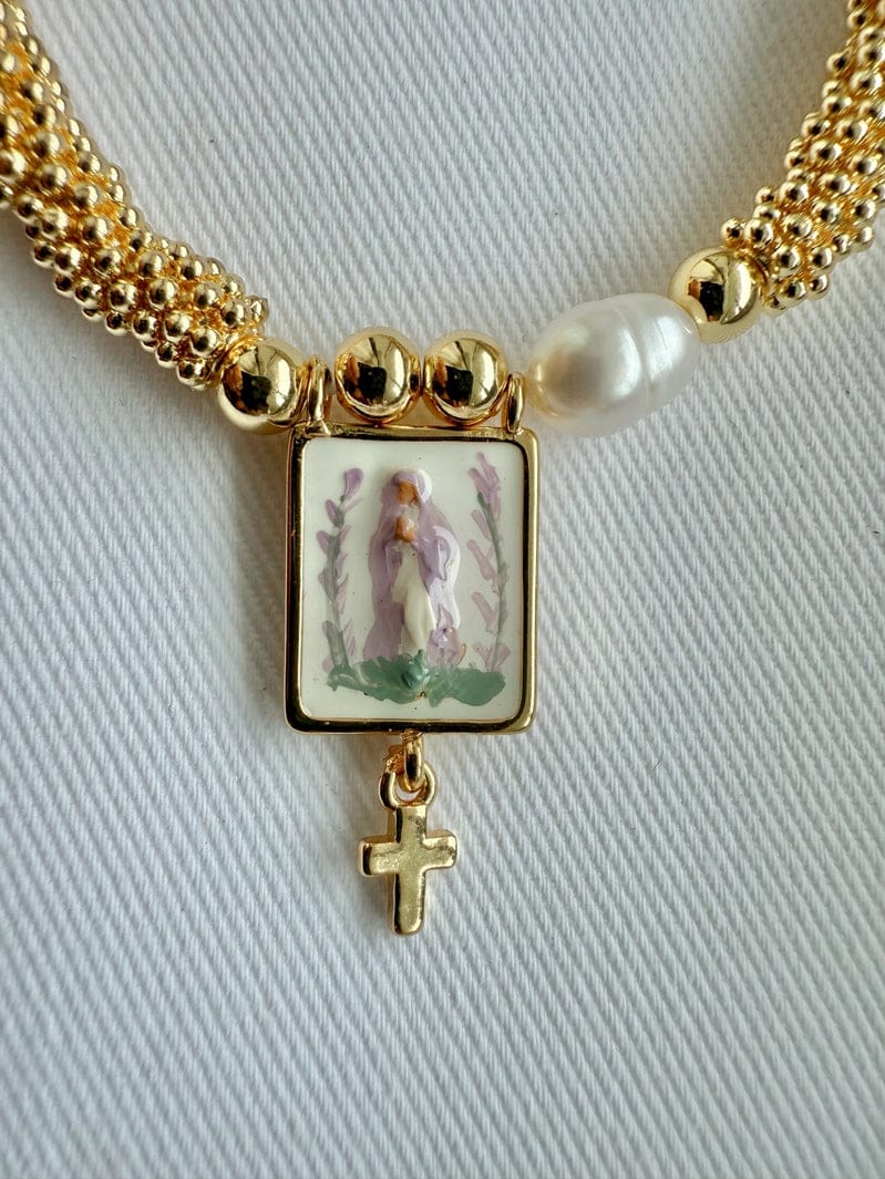 Our Lady in Lavender Bracelet