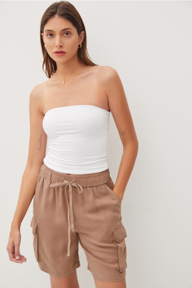 Be Cool Be Cool Tencel Drawstring Cargo Bermuda Shorts - Little Miss Muffin Children & Home