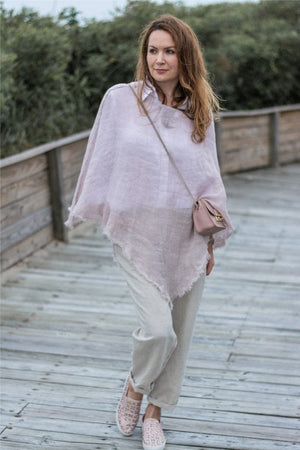 Vikolino Vikolino Linen Sheer Gauze Poncho - Little Miss Muffin Children & Home