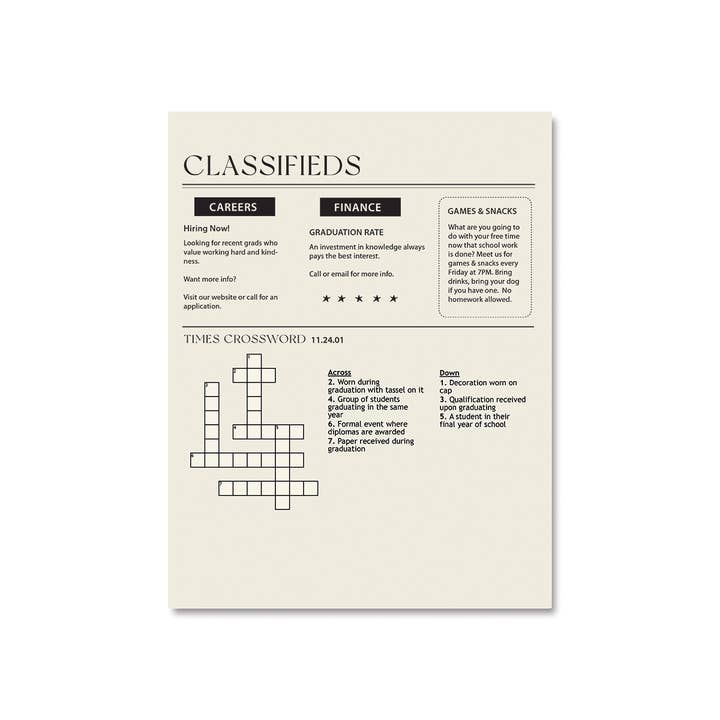 Ginger P Designs Ginger P Designs Graduation Times Greeting Card - Little Miss Muffin Children & Home