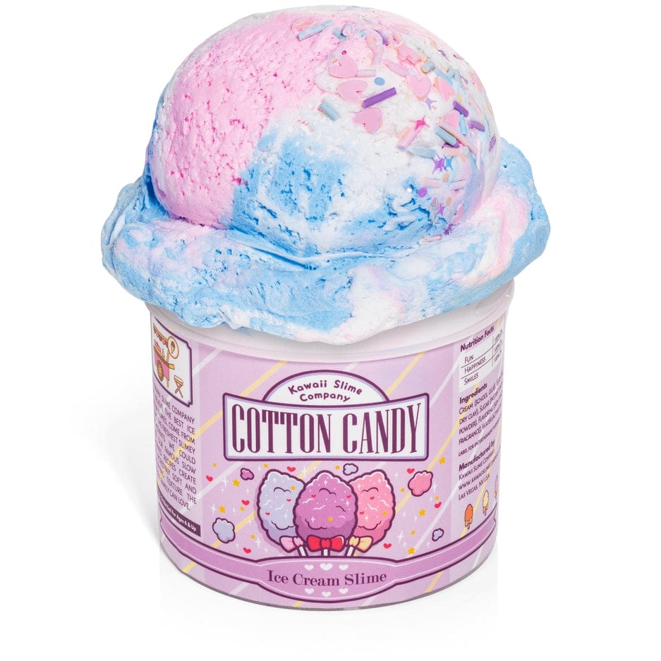 Kawaii Slime Company Kawaii Slime Company Cotton Candy Scented Ice Cream Pint Slime - Little Miss Muffin Children & Home