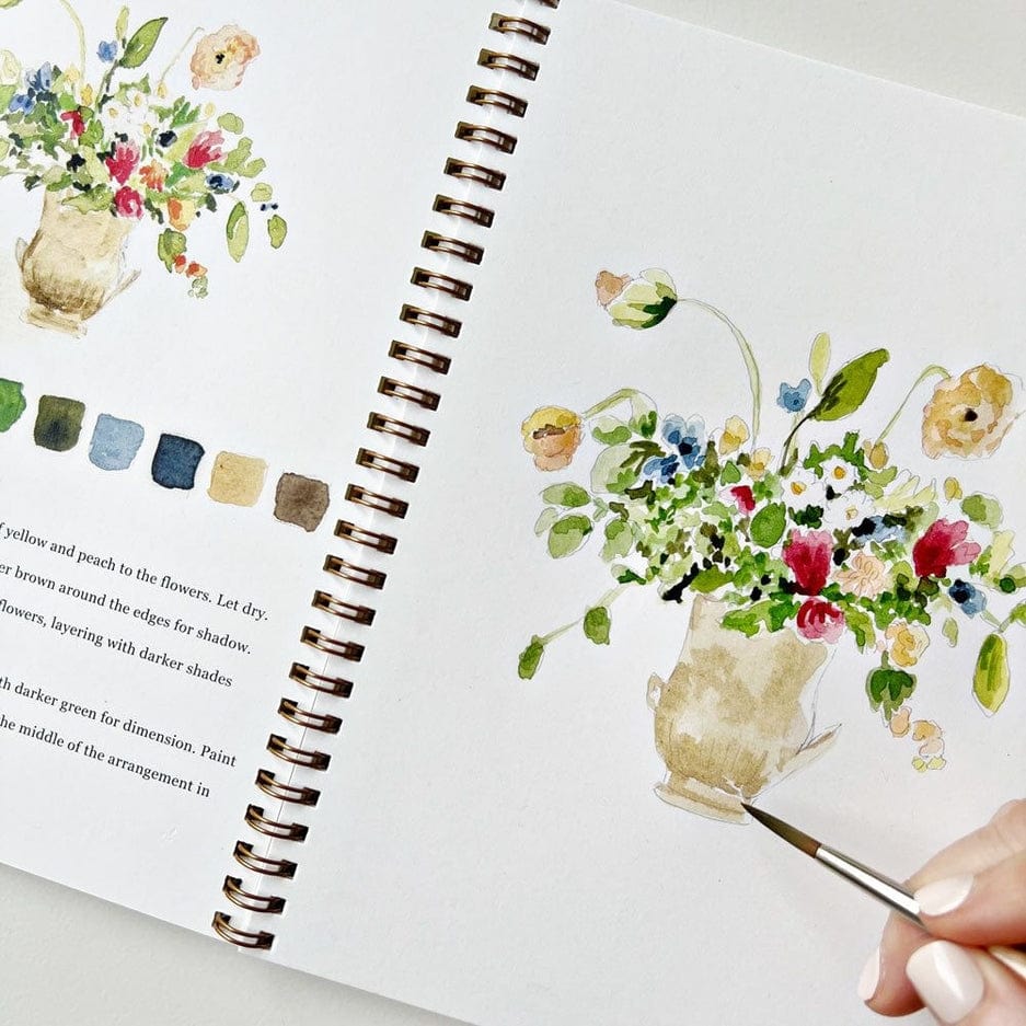 Emily Lex Studio Emily Lex Studio Bouquets Watercolor Workbook - Little Miss Muffin Children & Home