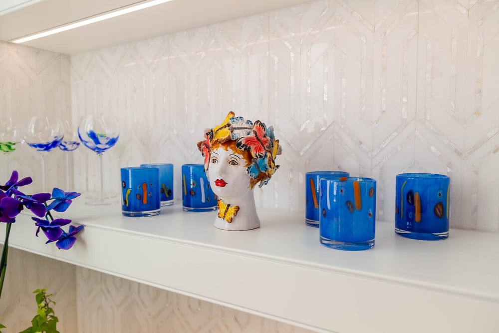 Abigail's Home Decor Abigails Small Ceramic Head Vase, Butterflies - Little Miss Muffin Children & Home