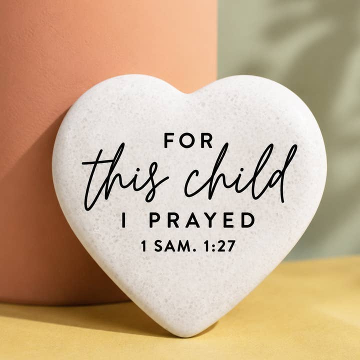 LCP Heart Stone For This Child I Prayed