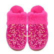 C.C Beanie C.C Beanie Sequin Faux Fur C.C Slippers in Hot Pink - Little Miss Muffin Children & Home