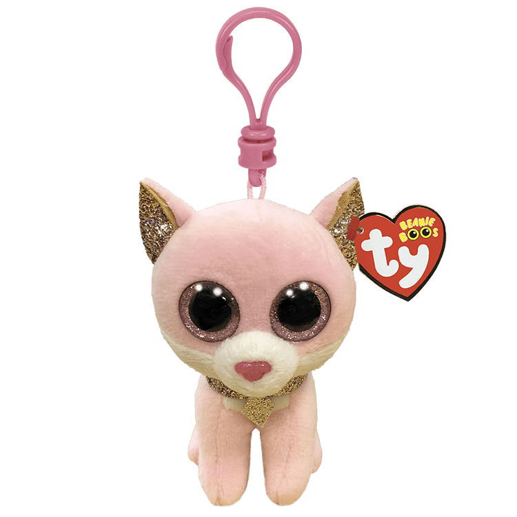 Ty Inc Beanie Boos Clip - Fiona the Pink Cat - Little Miss Muffin Children & Home